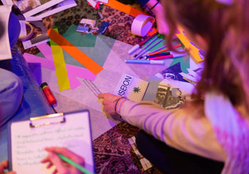 <p>Fanzine Workshop <br><br>Photo: Vivien Büchele</p>