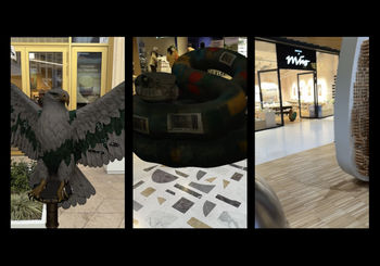 <p>Three examples of the interaction inside Waltherpark. The Eagle at Sturbucks, the Snake at Esselunga and the Hun at Hotel a Miio.</p>