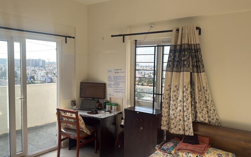 Male flatmate required in 3BHK  apartment  in Hebbal