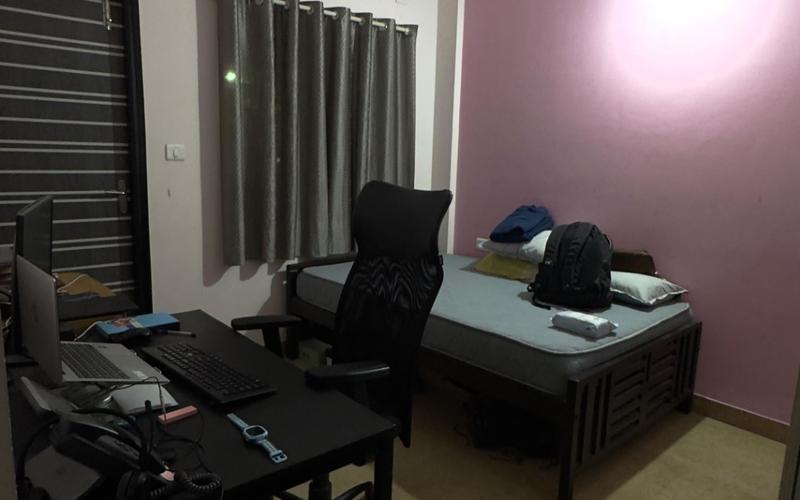2 rooms in 2BHK flat  available in Choodasandra