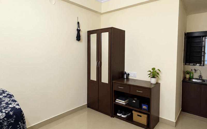1BHK flat for rent in Domlur