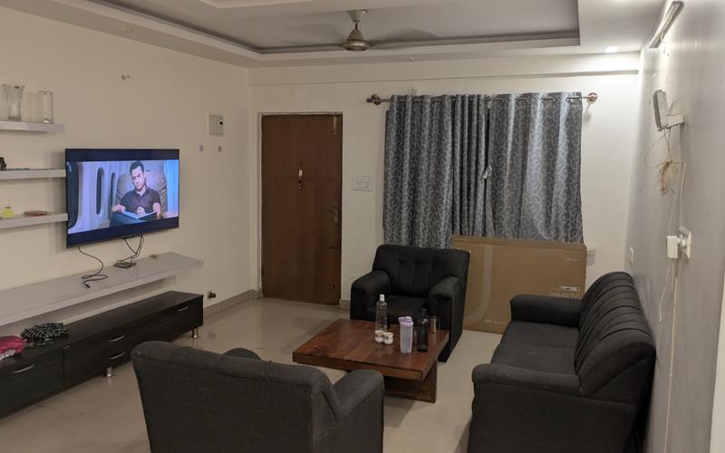 Room in 3BHK flat  available in Kaggadasapura