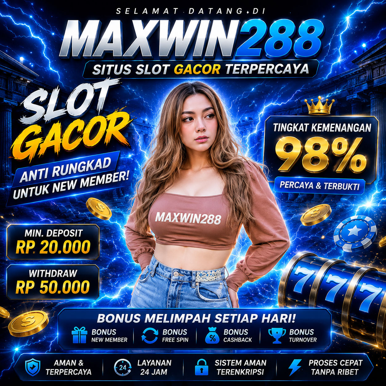 MAXWIN288 | RTP Gacor Hari Ini, Menang Berapapun Pasti Dibayar