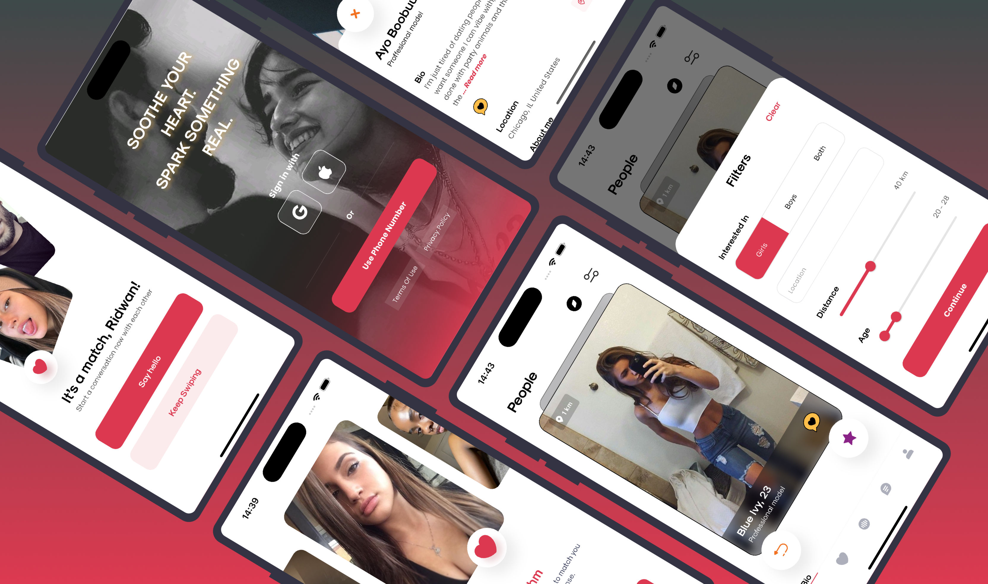 HungryBites Mobile App UI