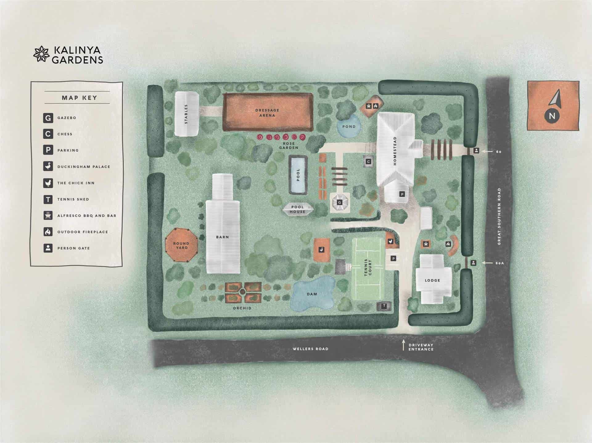 Map Of grounds