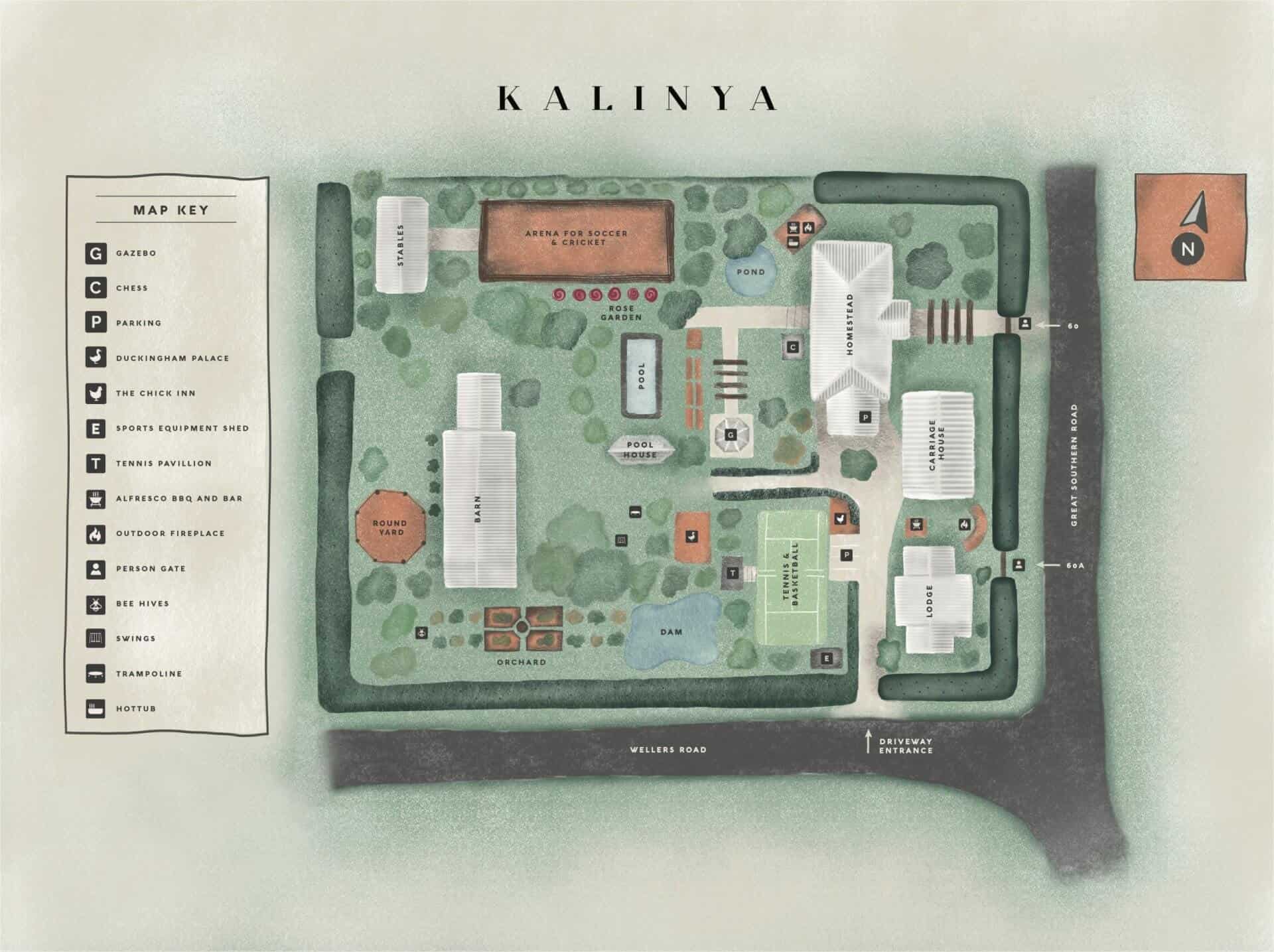 Kalinya Gardens_Map_FINAL Map of grounds