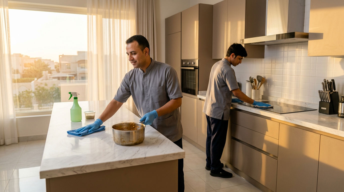 7 حيل لتنظيف المطبخ وإزالة الدهون المتراكمة بسهولة