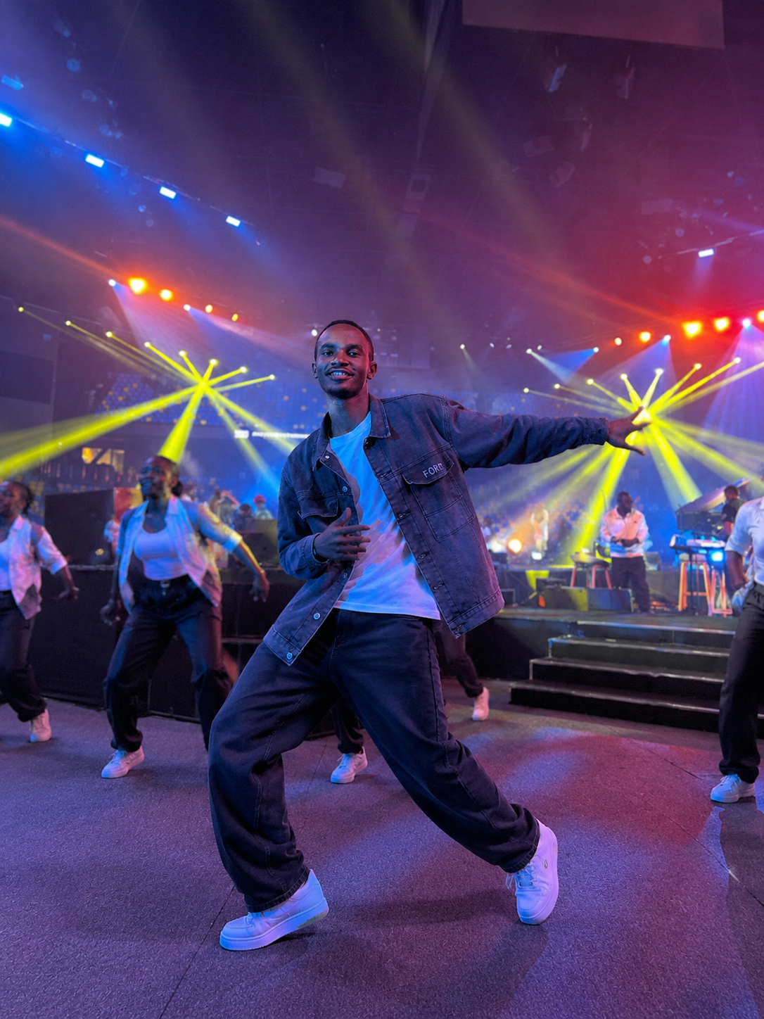  Angelo performing live
