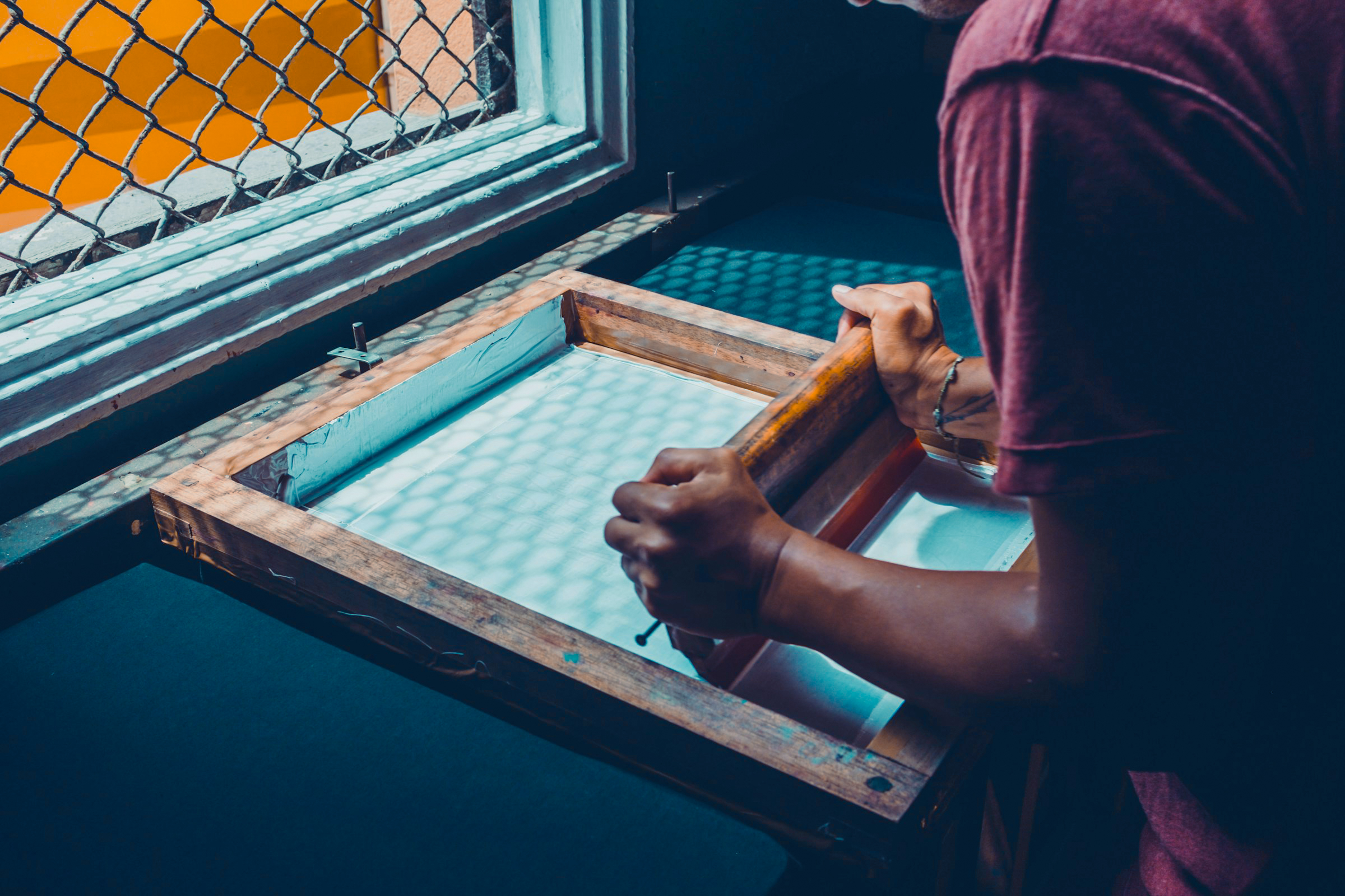 Screen printed apparel