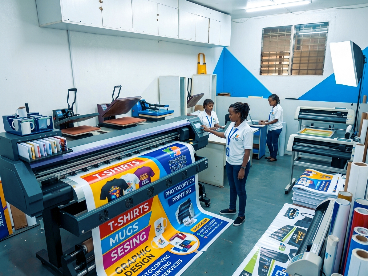 Power Talent print workshop