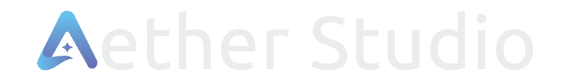 Logo Utama AETHER Studio Premium Digital Agency