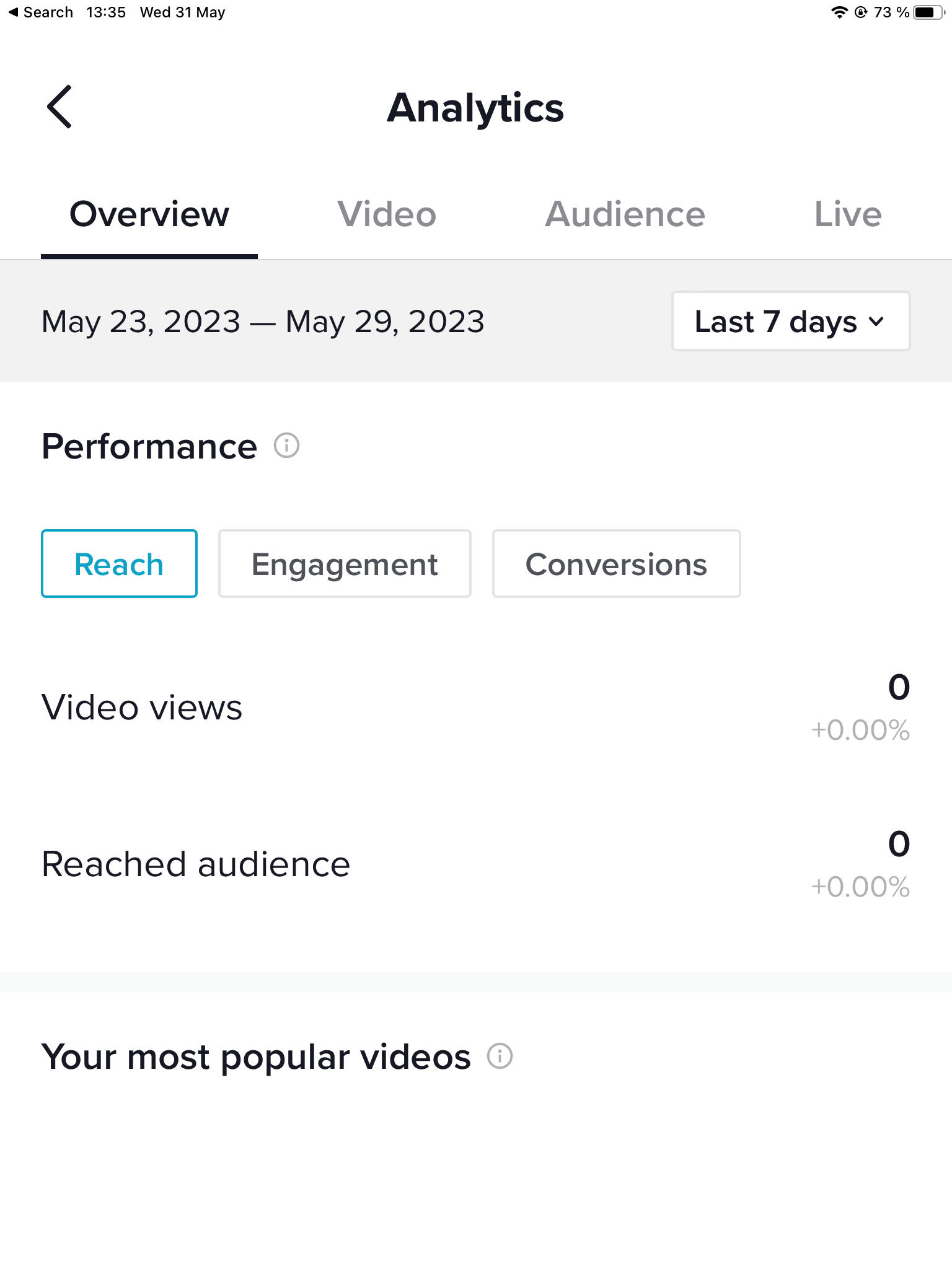 tiktok overview video views