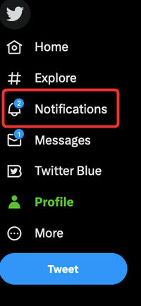 twitter notifications bar