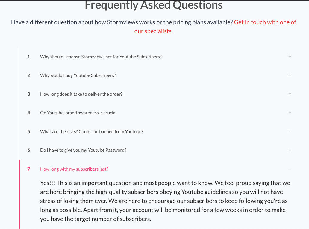 StormViews FAQ Scam