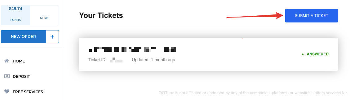 qqtube ส่งตั๋ว