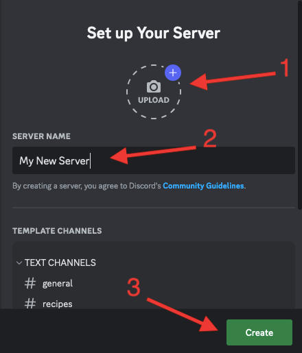 discord edit server template