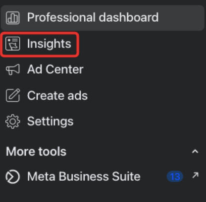 facebook page insights