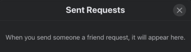 facebook sent requests