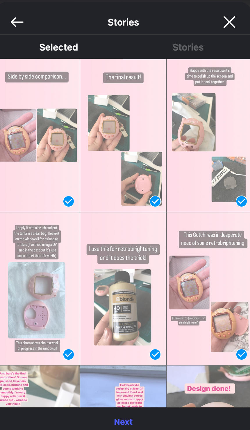 instagram desktop edit highlight slides