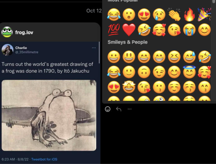 instagram desktop reactions