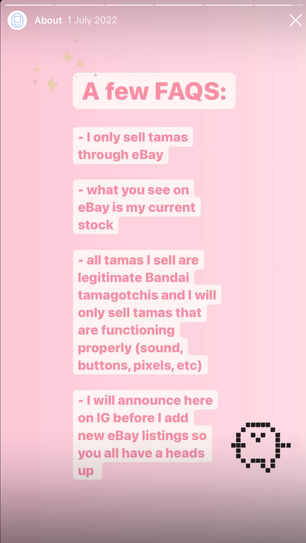 instagram highlight about example