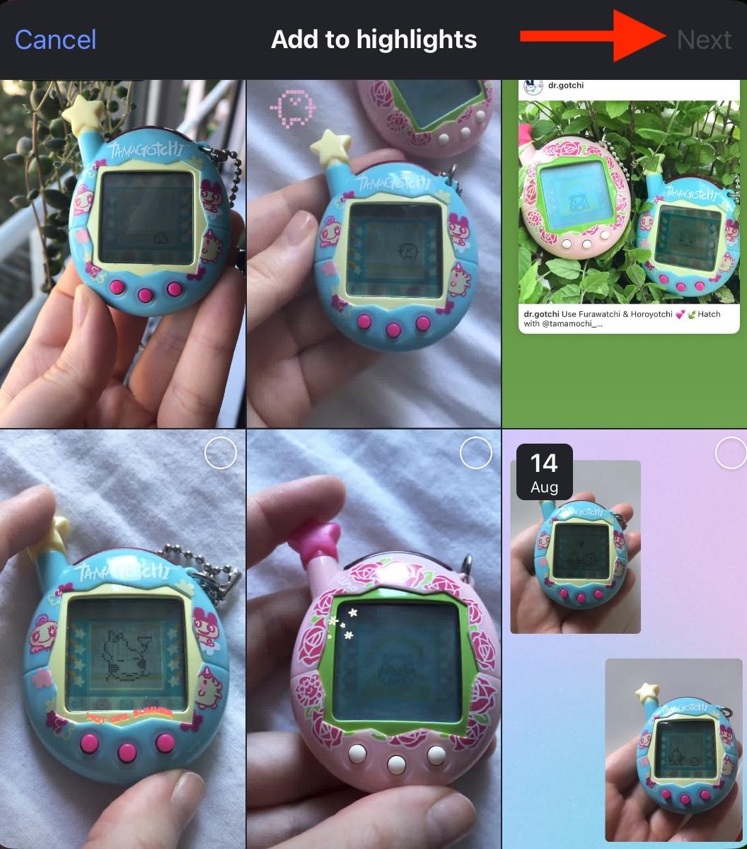 instagram mobile highlight new slides