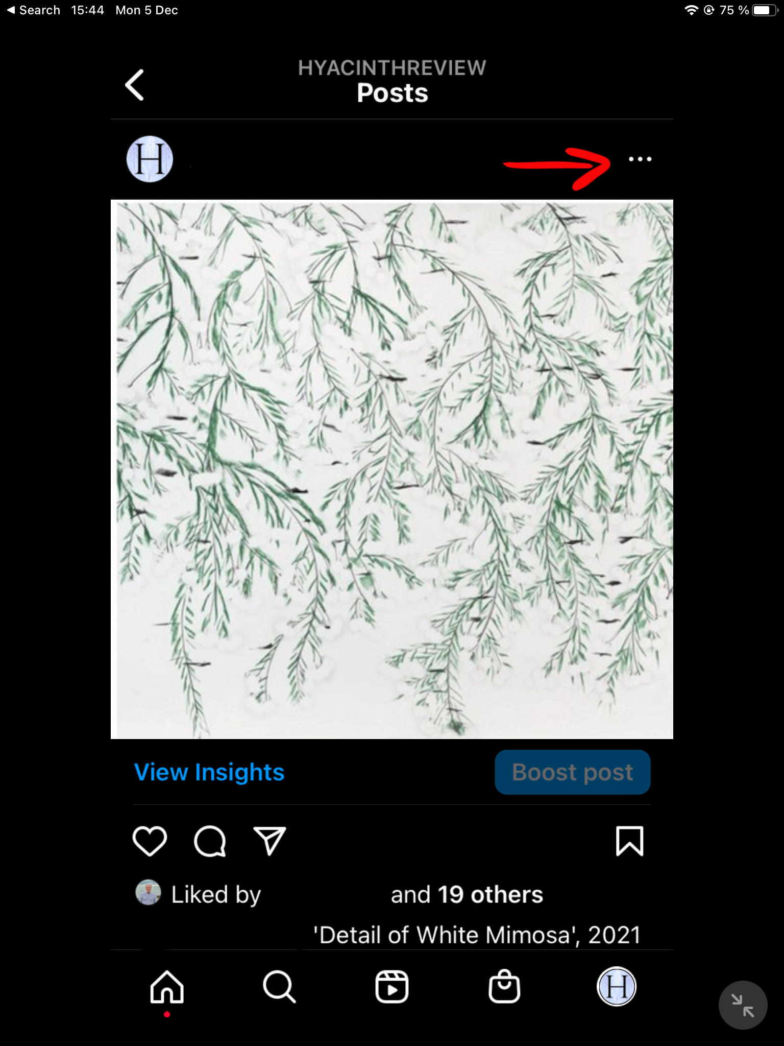 instagram turn on likes on an old post