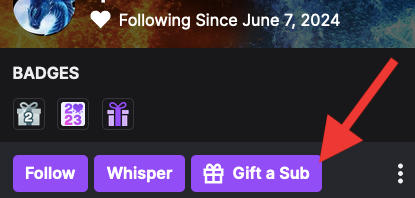 twitch gift a sub