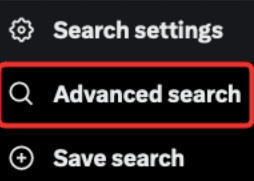 twitter advanced search