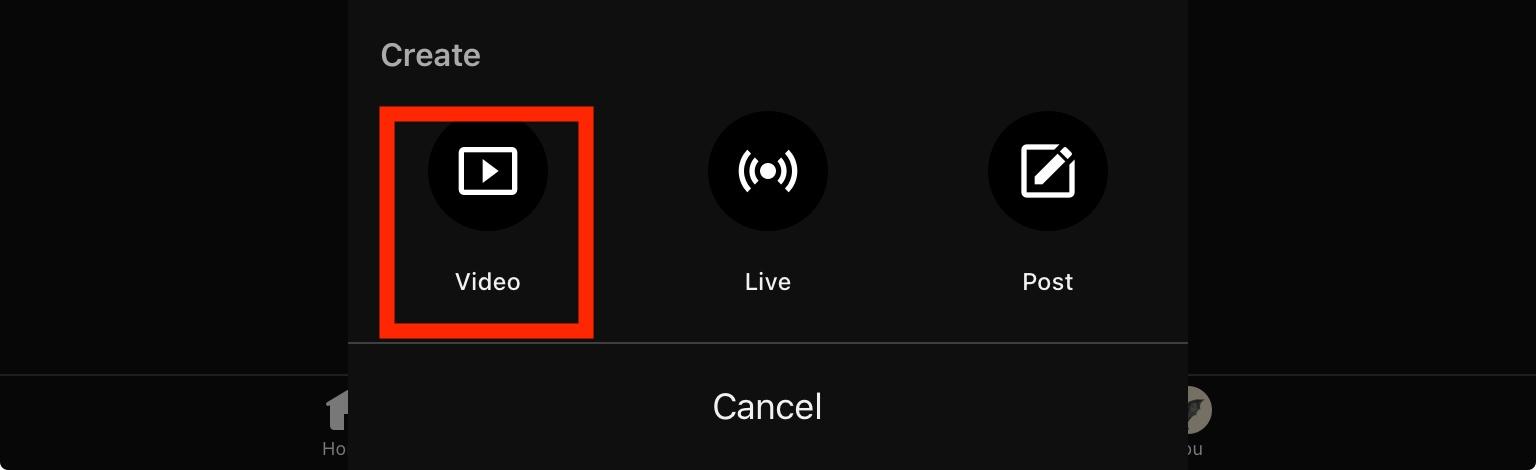 youtube mobile new video