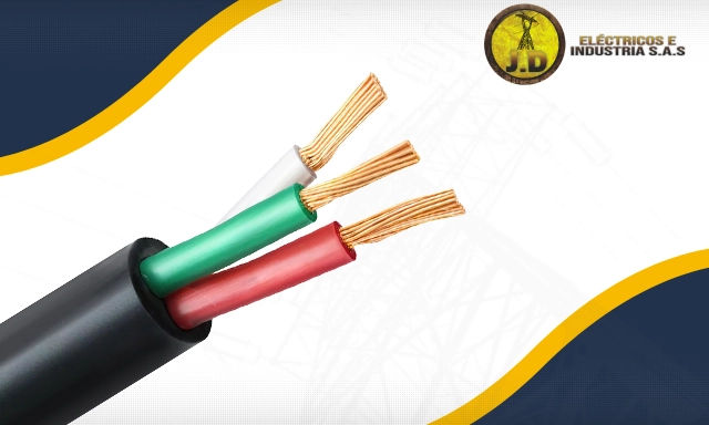 cable encauchetado 3x2