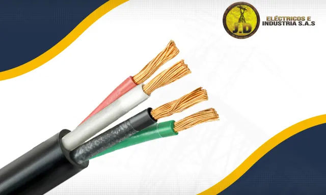 cable encauchetado 4x2