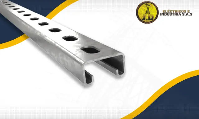 Canal estructural troquelado 41 x 22 mm Canal estructural troquelado 41 x 22 mm
