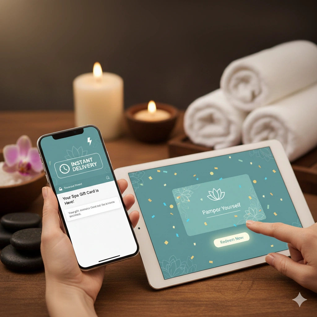 Spa Gift Cards Instant digital delivery