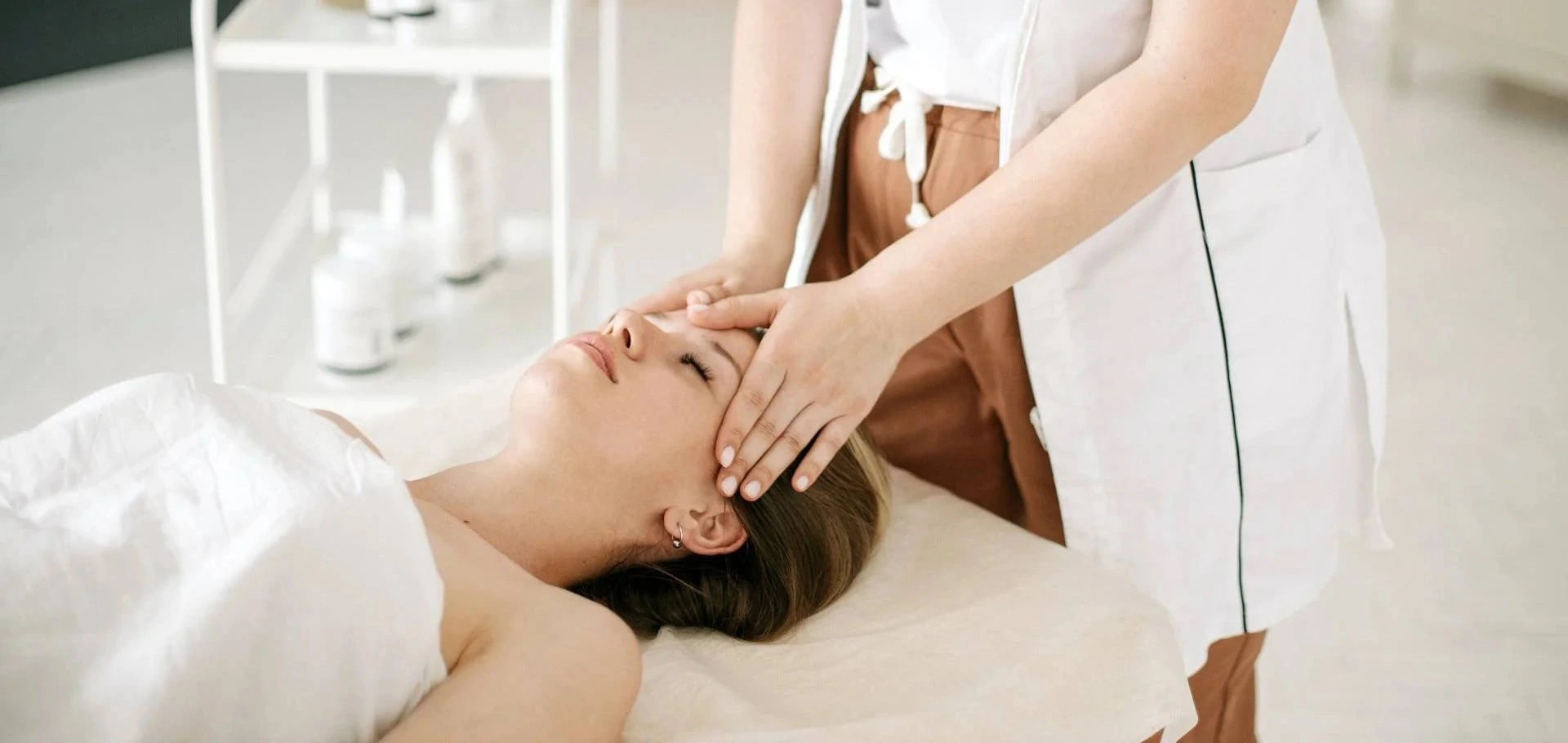 Indian Head Massage: Relaxation and Stress Reduction A-Woman-Having-a-Head-Massage