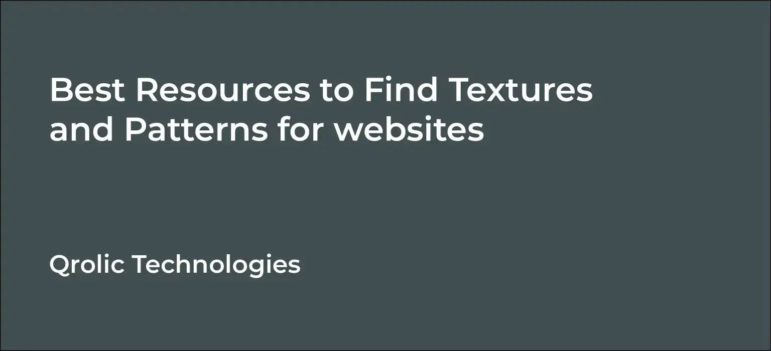 Best Resources to Find Textures and Patterns for websites