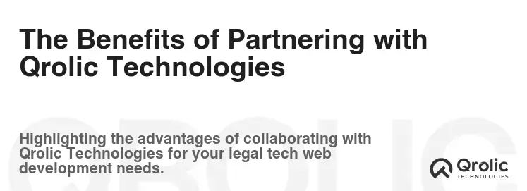 The Benefits of Partnering with Qrolic Technologies The Benefits of Partnering with Qrolic Technologies