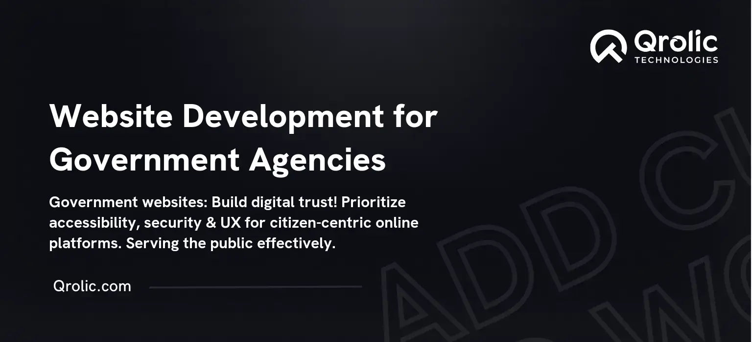 Website Development for Government Agencies