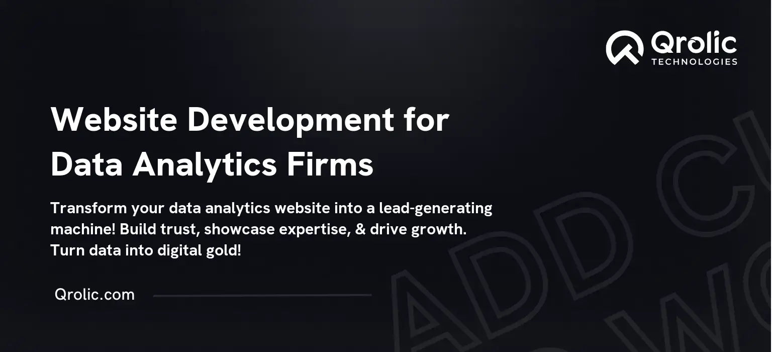 Website Development for Data Analytics Firms