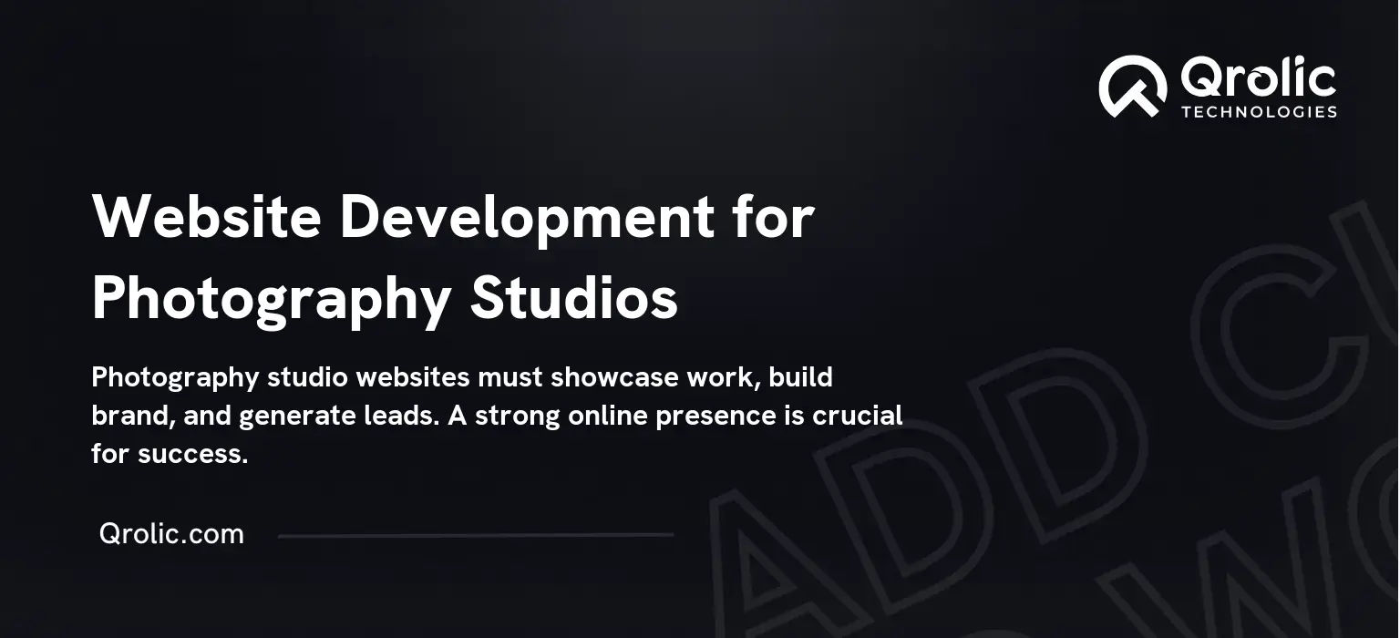 Website Development for Photography Studios