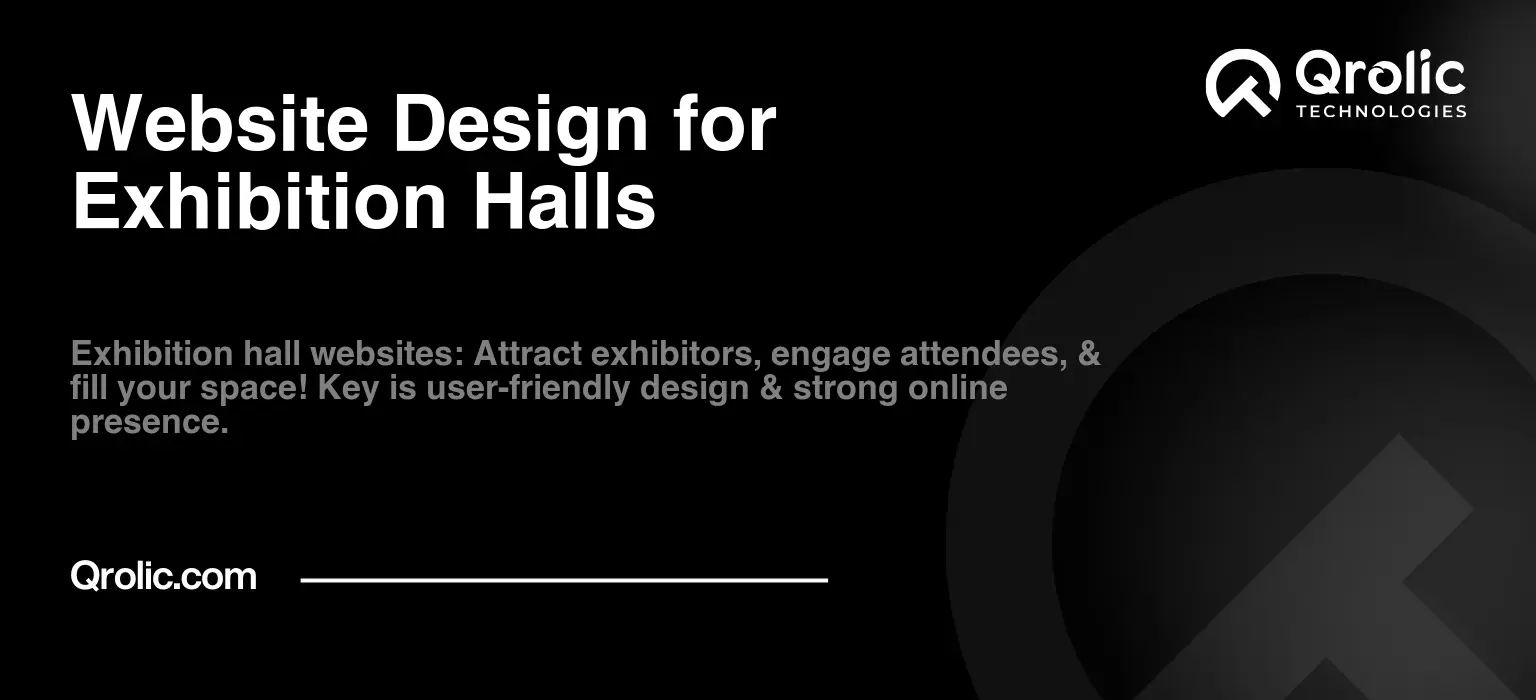Website Design for Exhibition Halls
