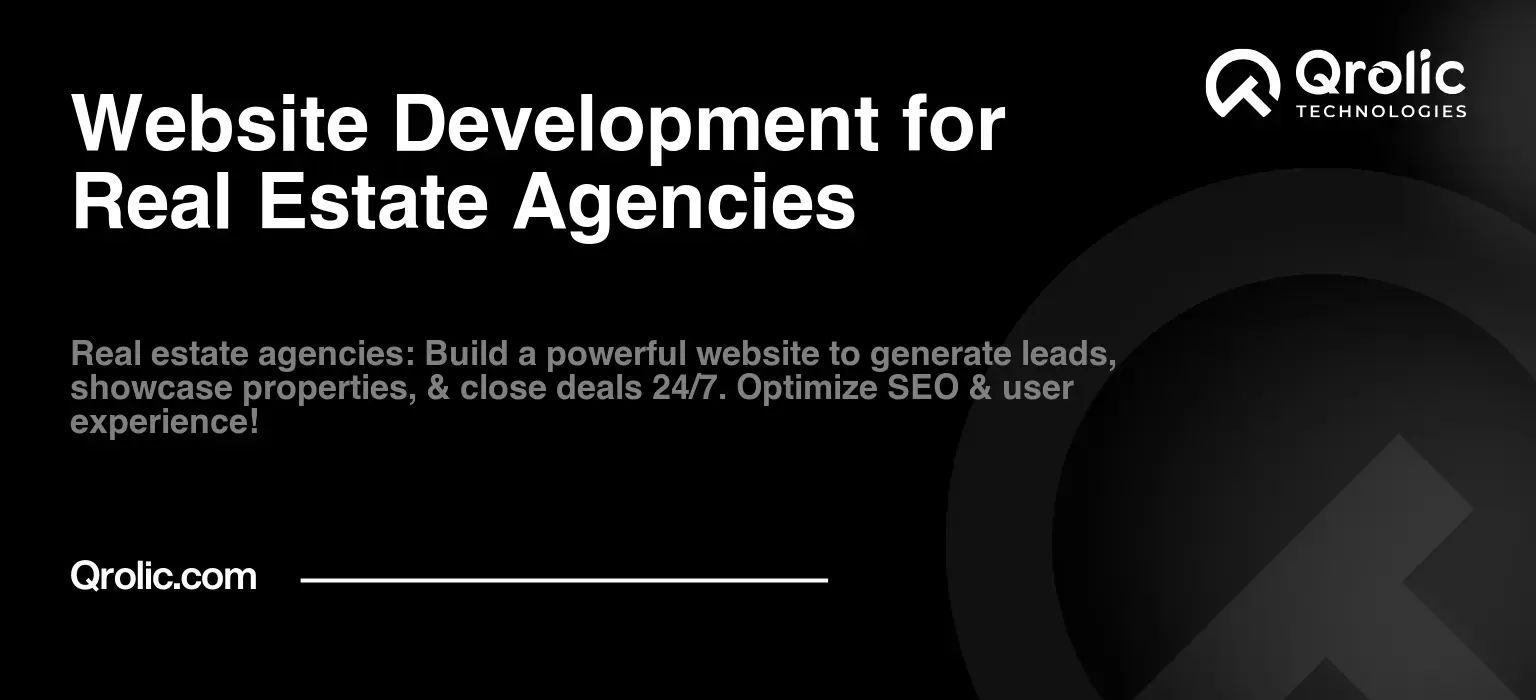 Website Development for Real Estate Agencies