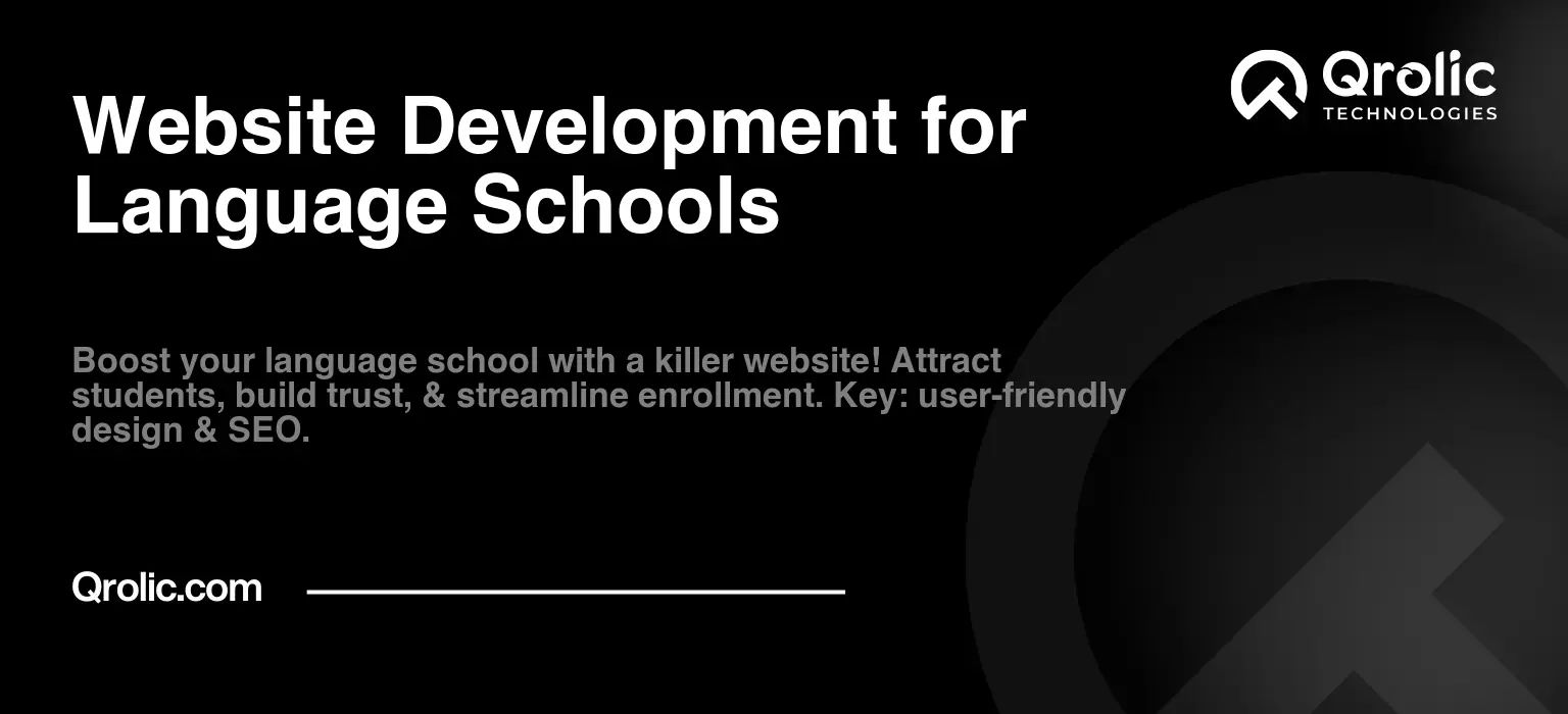 Website Development for Language Schools