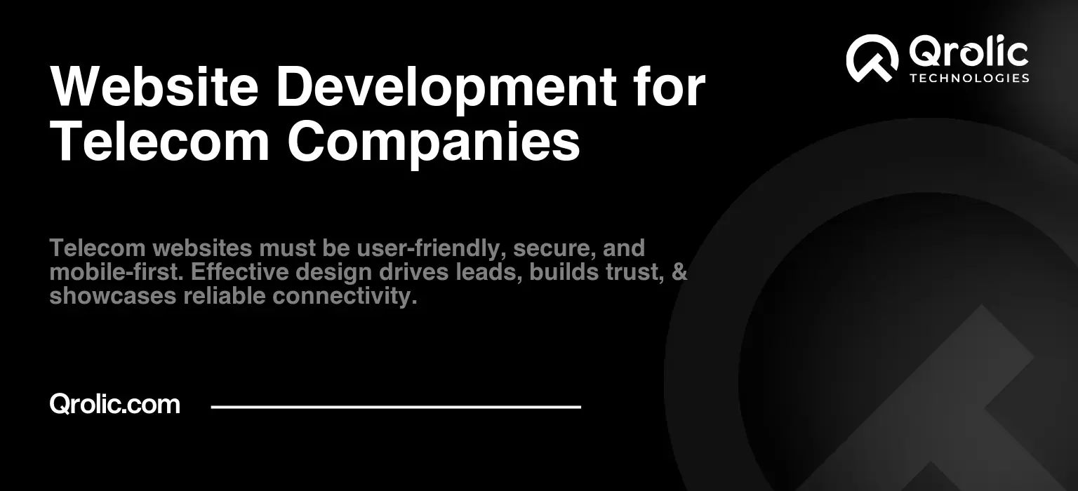 Website Development for Telecom Companies