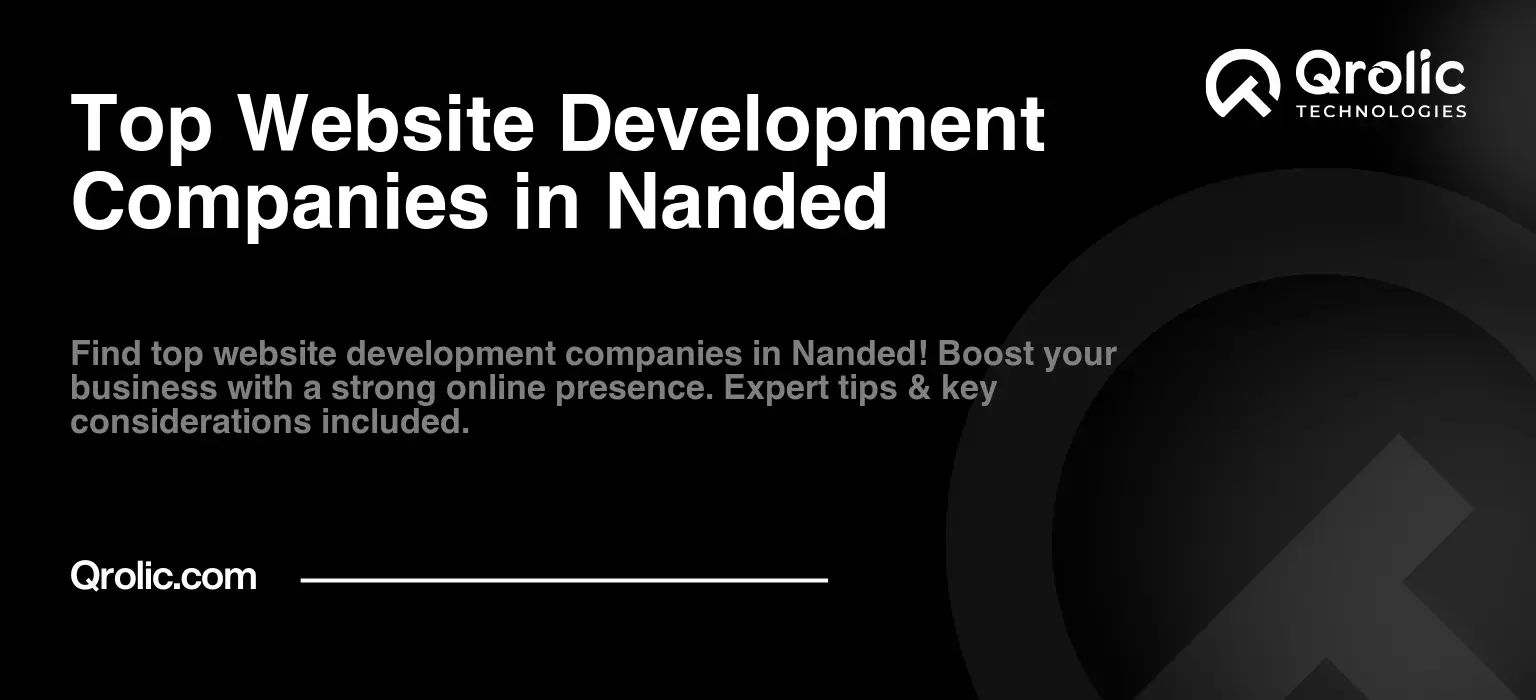 Top Website Development Companies in Nanded