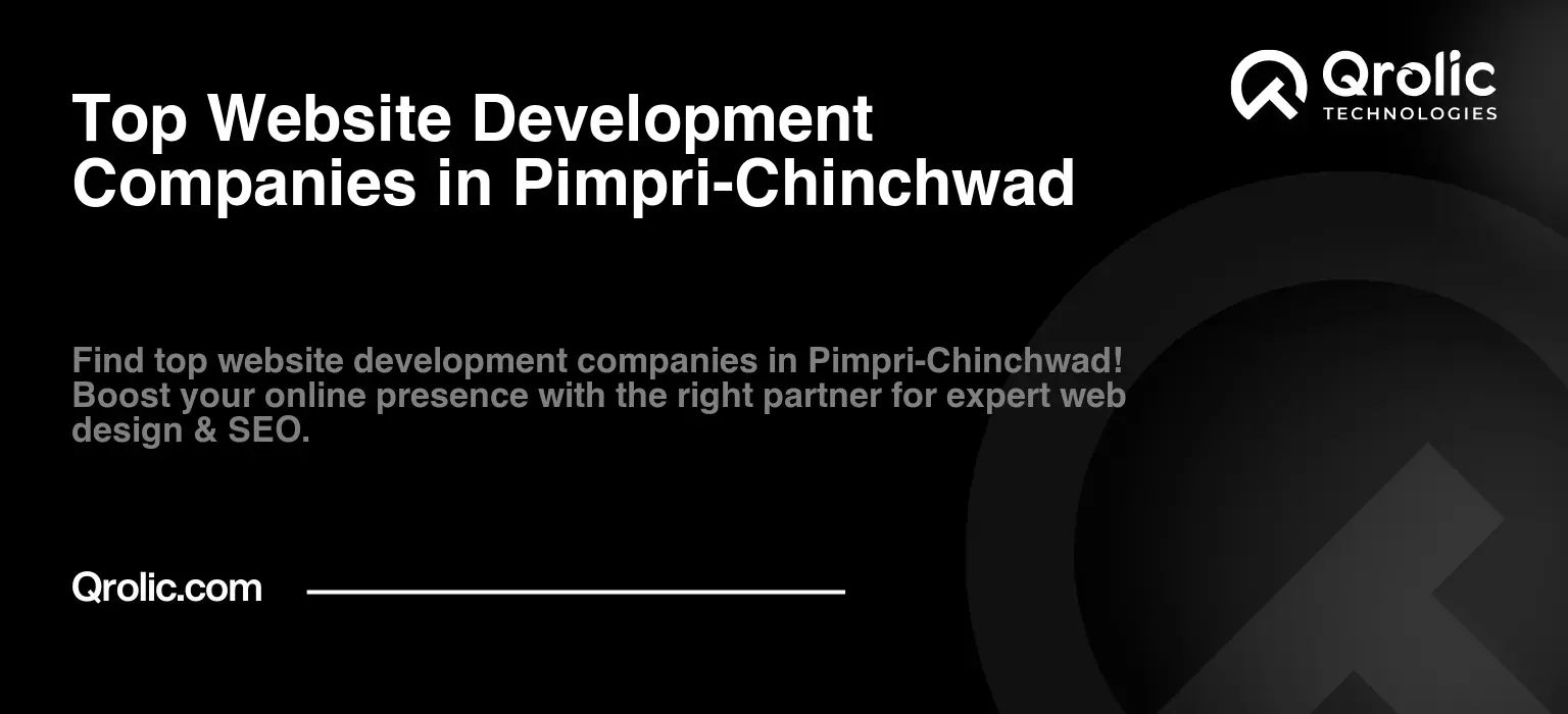 Top Website Development Companies in Pimpri-Chinchwad