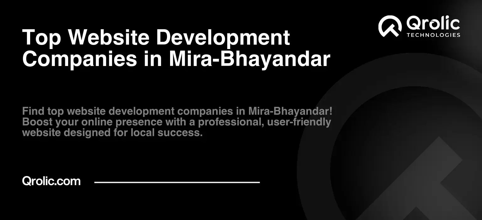 Top Website Development Companies in Mira-Bhayandar