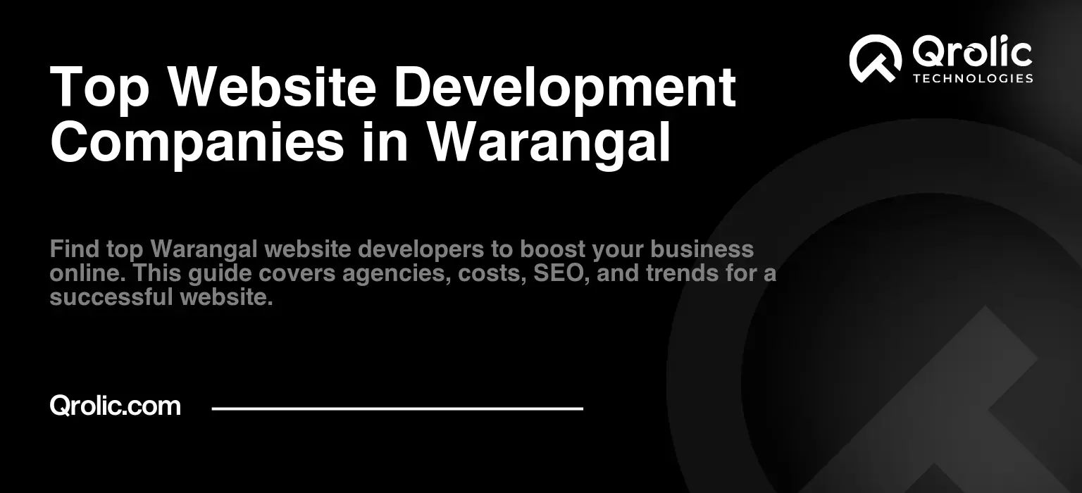 Top Website Development Companies in Warangal