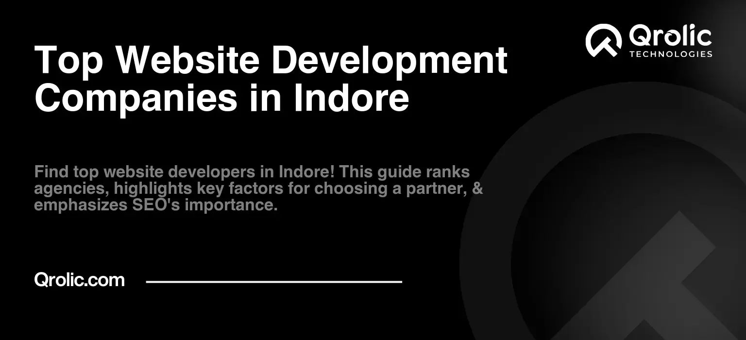 Top Website Development Companies in Indore