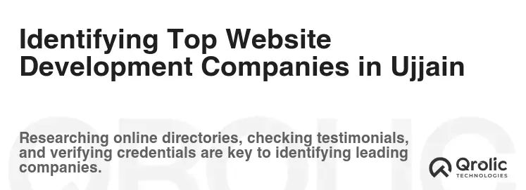 Identifying Top Website Development Companies in Ujjain Identifying Top Website Development Companies in Ujjain